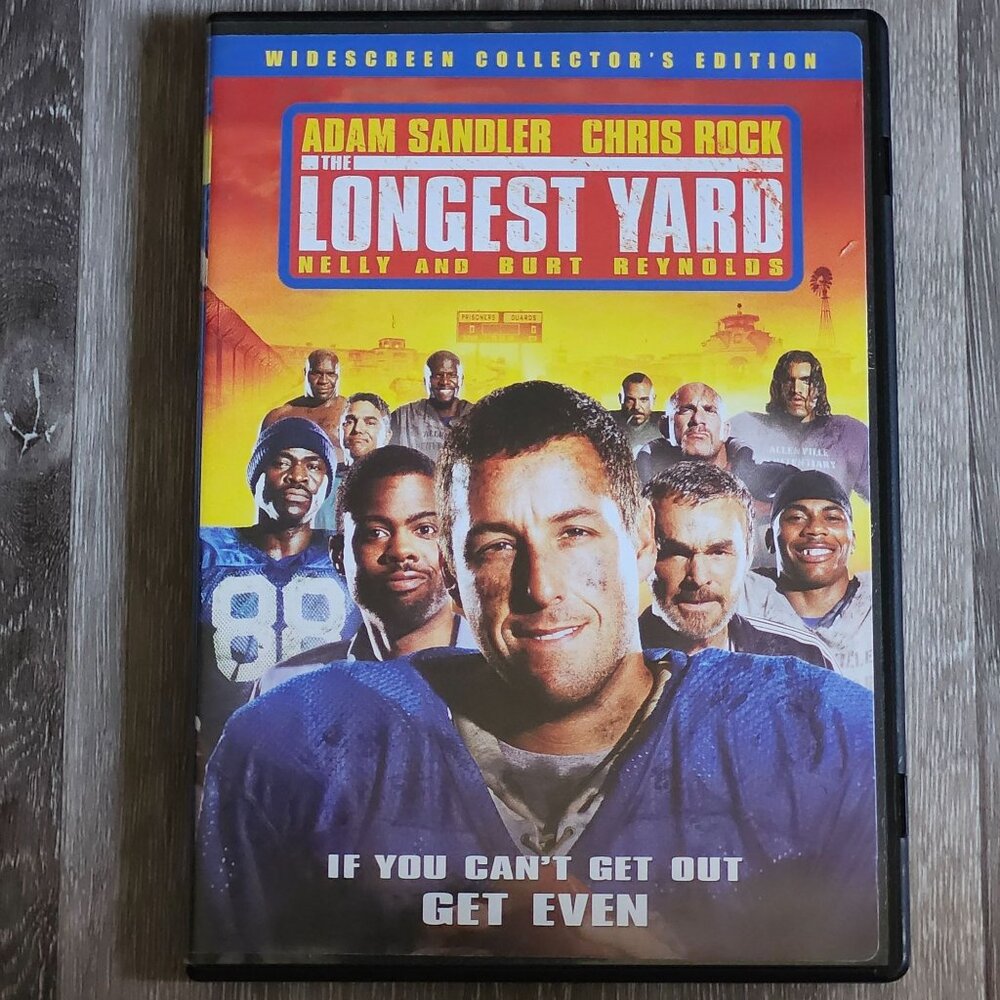 The Longest Yard DVD 2005 MTV Columbia Pictures Adam Sandler Chris Rock Burt Rey